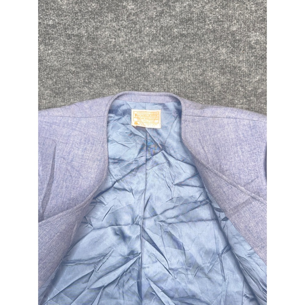 Pendleton Women's Virgin Wool Jacket Light Blue U… - image 14